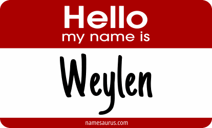 Hello my name is Weylen png download