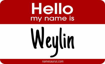 Hello my name is Weylin png download