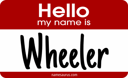 Hello my name is Wheeler png download