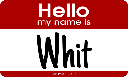 Hello my name is Whit png download