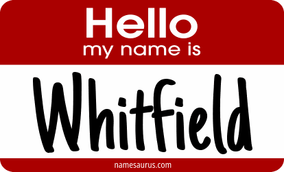 Hello my name is Whitfield png download