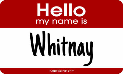 Hello my name is Whitnay png download