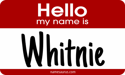 Hello my name is Whitnie png download