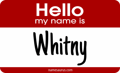 Hello my name is Whitny png download