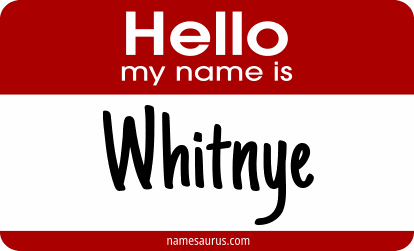 Hello my name is Whitnye png download