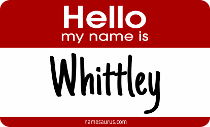 Hello my name is Whittley png download