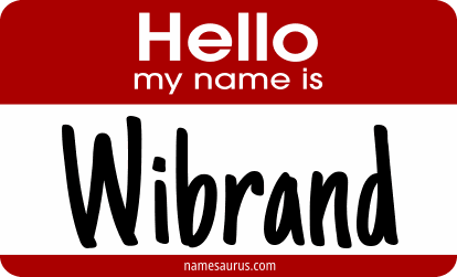 Hello my name is Wibrand png download