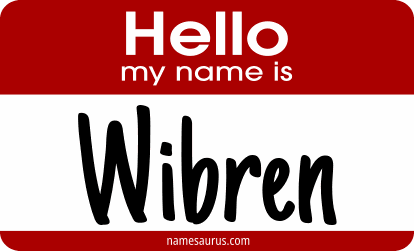 Hello my name is Wibren png download