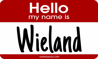 Hello my name is Wieland png download