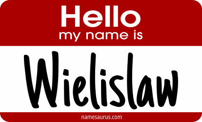 Hello my name is Wielislaw png download