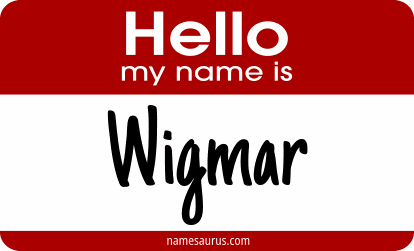 Hello my name is Wigmar png download