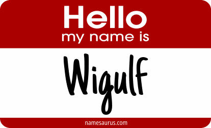 Hello my name is Wigulf png download