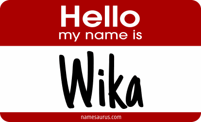 Hello my name is Wika png download