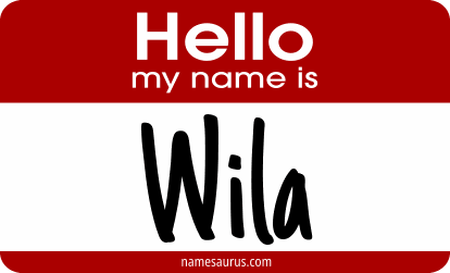 Hello my name is Wila png download