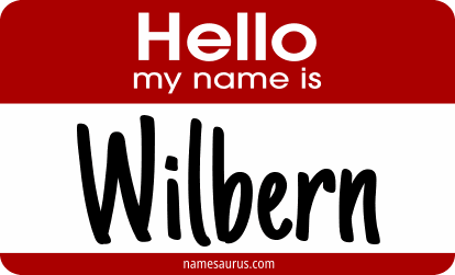 Hello my name is Wilbern png download