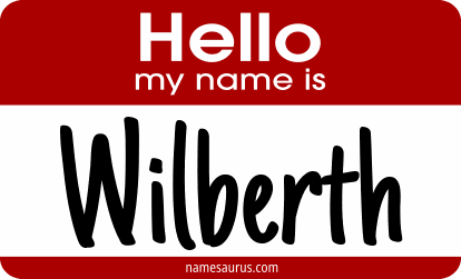 Hello my name is Wilberth png download