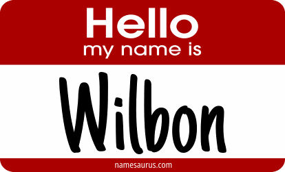 Hello my name is Wilbon png download