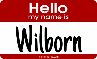 Hello my name is Wilborn png download