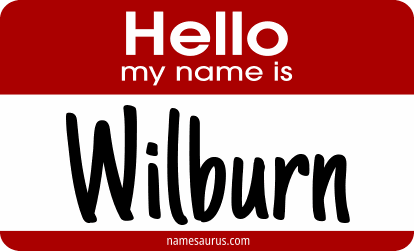 Hello my name is Wilburn png download