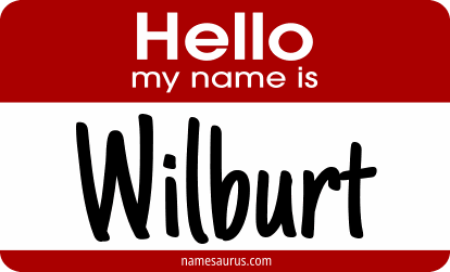 Hello my name is Wilburt png download