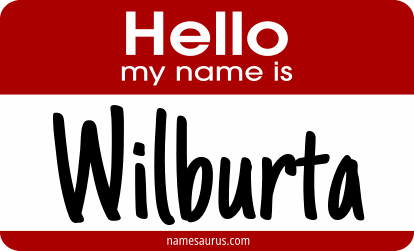 Hello my name is Wilburta png download