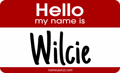 Hello my name is Wilcie png download