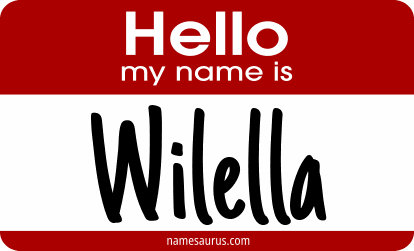 Hello my name is Wilella png download