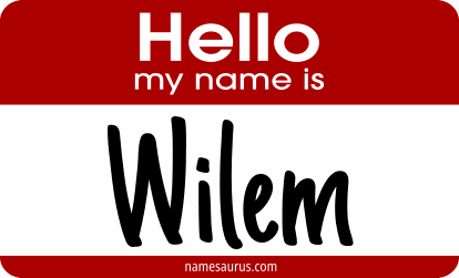 Hello my name is Wilem png download