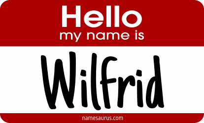 Hello my name is Wilfrid png download