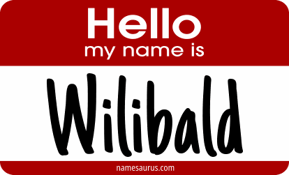 Hello my name is Wilibald png download