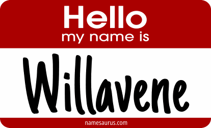 Hello my name is Willavene png download