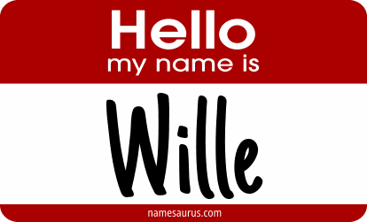 Hello my name is Wille png download