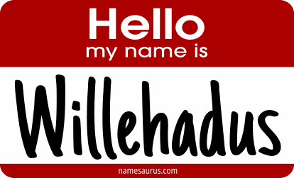 Hello my name is Willehadus png download