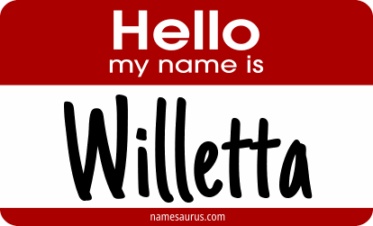 Hello my name is Willetta png download