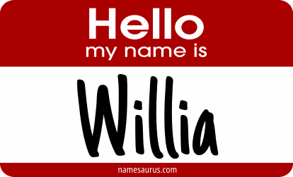 Hello my name is Willia png download