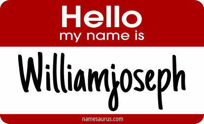 Hello my name is Williamjoseph png download