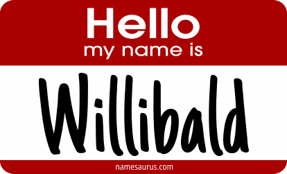 Hello my name is Willibald png download