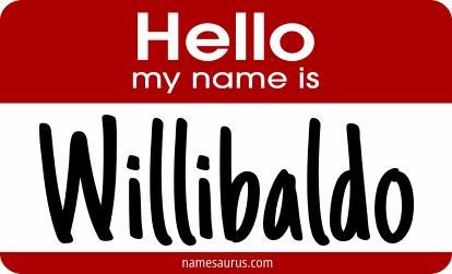 Hello my name is Willibaldo png download