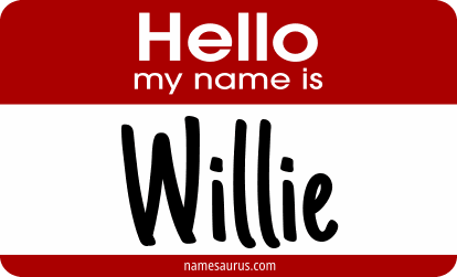 Hello my name is Willie png download