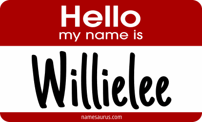 Hello my name is Willielee png download