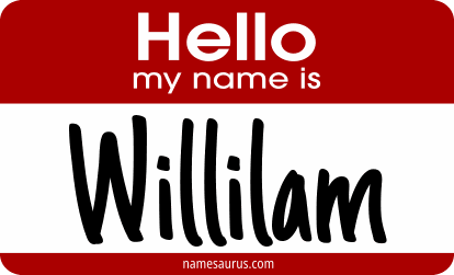 Hello my name is Willilam png download