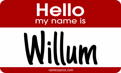 Hello my name is Willum png download