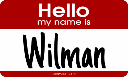 Hello my name is Wilman png download