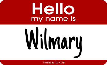 Hello my name is Wilmary png download