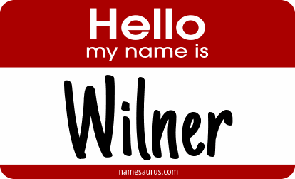 Hello my name is Wilner png download