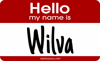 Hello my name is Wilva png download