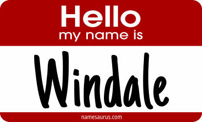 Hello my name is Windale png download