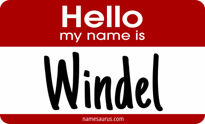 Hello my name is Windel png download
