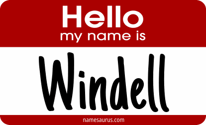 Hello my name is Windell png download