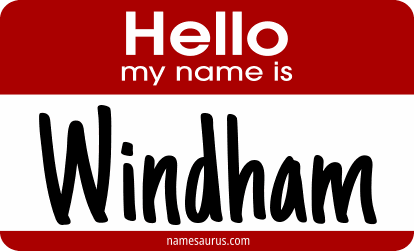 Hello my name is Windham png download